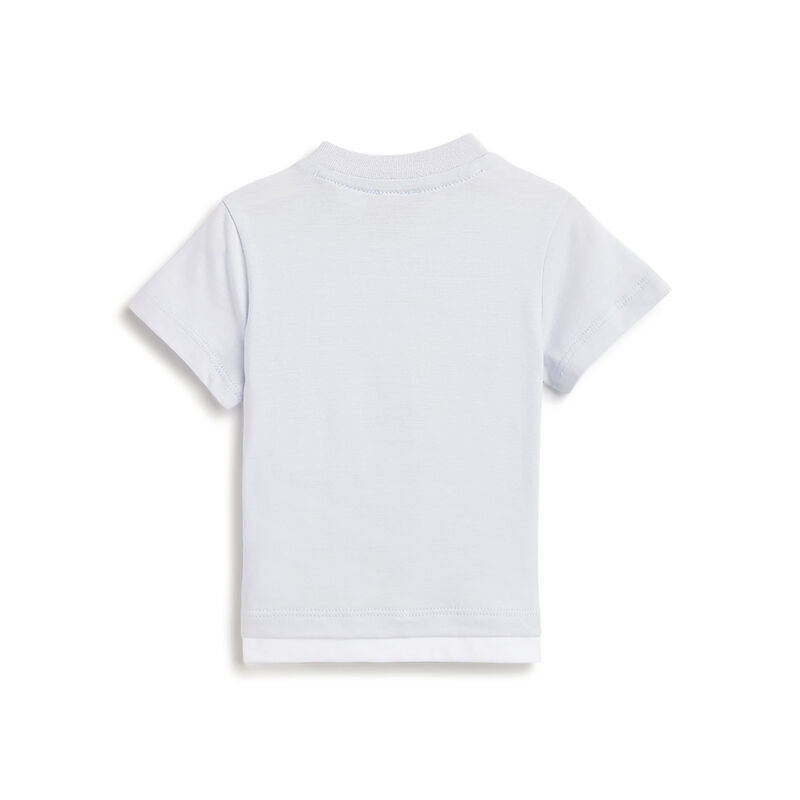 Boys Light Blue Graphic Printed Short Sleeve T-Shirt image number 1